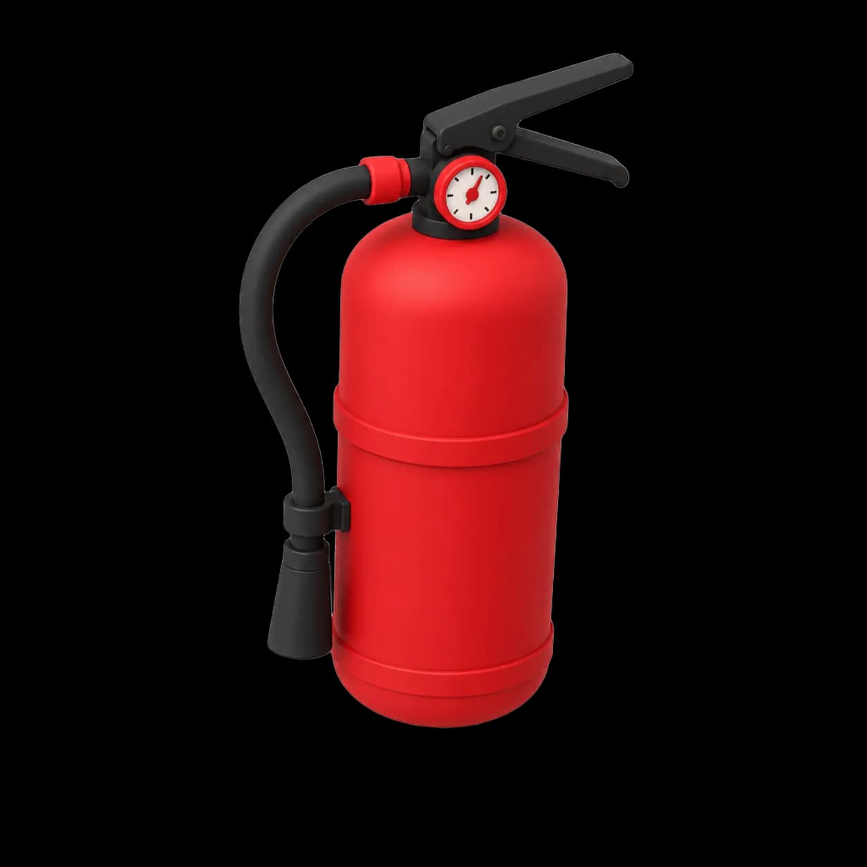 Extintor de incendios, render 3D