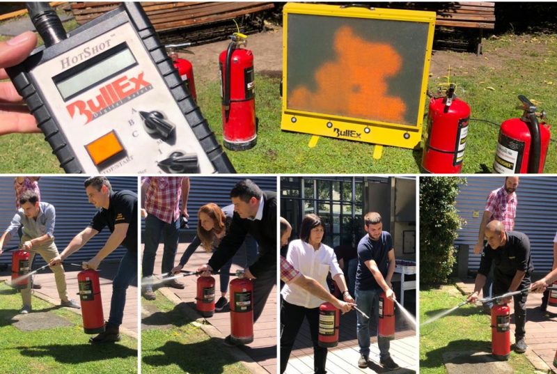 Curso de extintores con Simulador de Fuego Digital